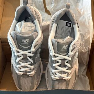 New Balance Black and White Running Shoes